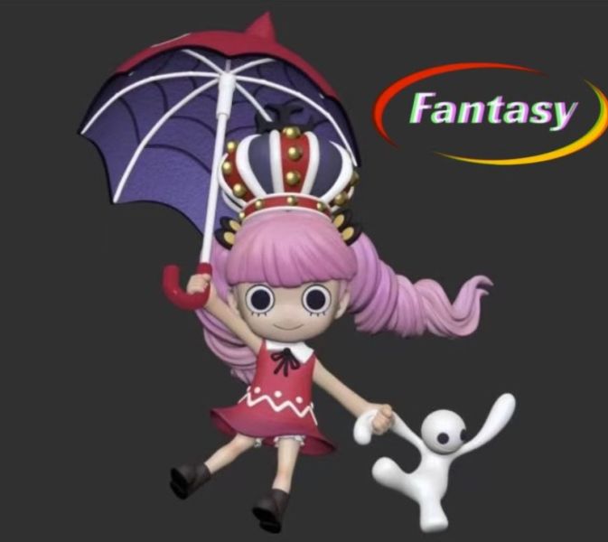 ﹝代購﹞GK  Fantasy-飯特稀﹝海賊王﹞童年系列 佩羅娜&玩偶庫瑪西 