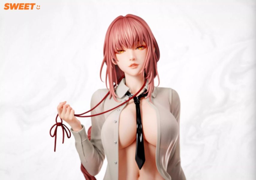 ﹝預購﹞GK  Sweet﹝鏈鋸人﹞瑪奇瑪雙頭雕真網襪1/4女雕 