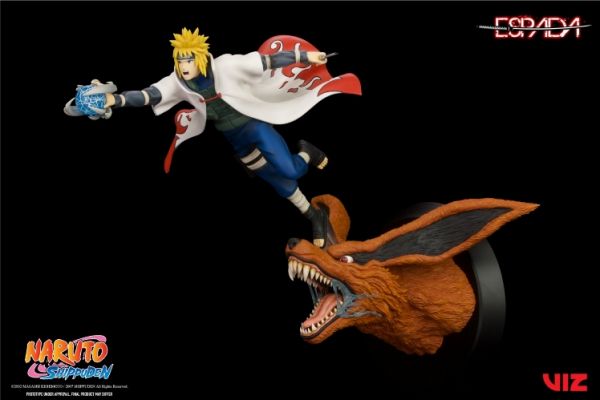 ﹝代購﹞GK  Espada Art﹝火影忍者﹞正版授權 壁掛系列 第三款 波風水門 VS 九尾 1/8 雕像 