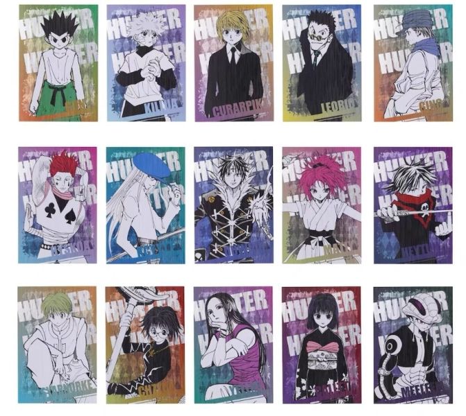 ﹝預購﹞周邊/獵人 HUNTER×HUNTER 金屬拉絲燙金 明信片 