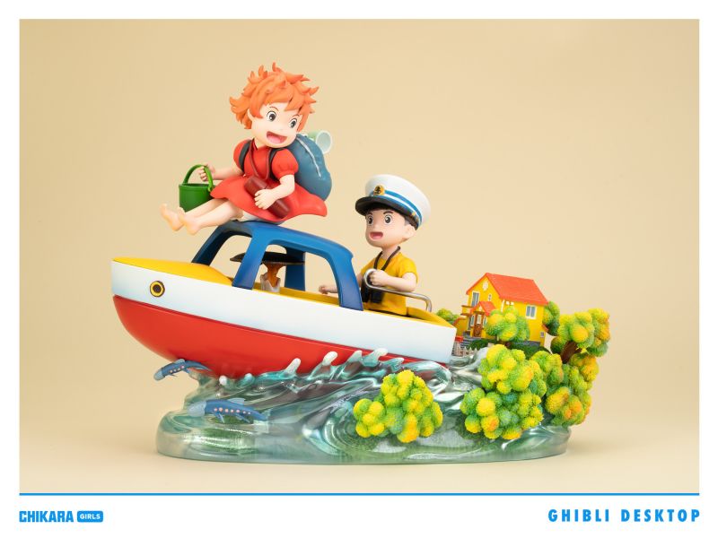 ﹝預購﹞GK CHIKARA﹝宮崎駿﹞宮騎駿吉卜力桌面系列 懸崖上的金魚姬 