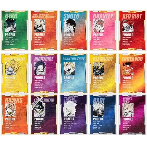 ﹝預購﹞ 我的英雄學院 數據卡 第二彈 