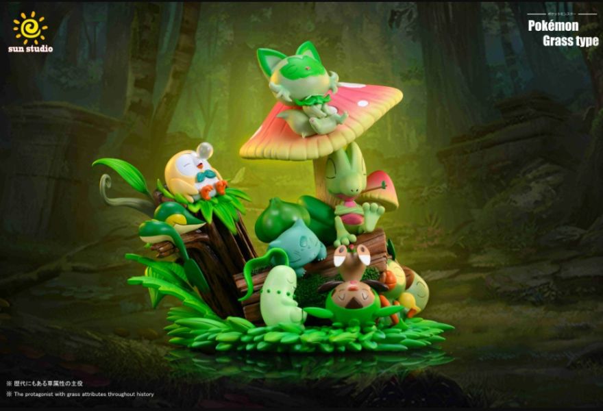 ﹝代購﹞GK   SUN﹝精靈寶可夢﹞御三家睡眠草系大家族睡覺御三家 