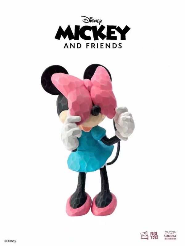 ﹝現貨﹞GK   MGL TOYS•POP SUNDAY﹝迪士尼﹞正版授權   木雕家•米妮（經典版） 