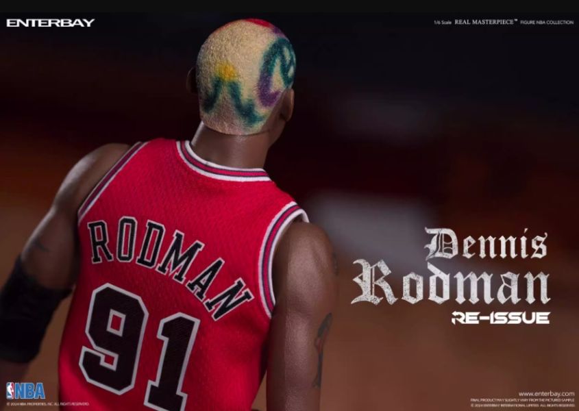 ﹝代購﹞可動人偶  Enterbay﹝NBA﹞1/6 可動 NBA系列 羅德曼 蠟像級人偶RM-1059 