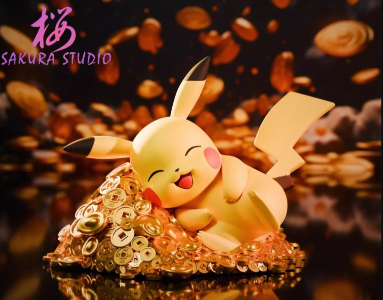 ﹝預購﹞GK  櫻SAKURA﹝精靈寶可夢﹞新年睡著來錢--躺平皮卡丘2.0 