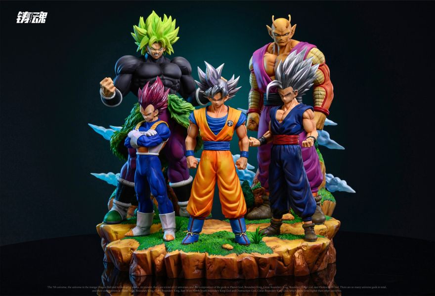 ﹝代購﹞GK   鑄魂﹝七龍珠﹞第七宇宙 超戰士 （悟空、貝吉塔、悟飯、比克、布羅利） 