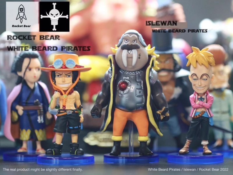 ﹝預購﹞GK  Rocket Bear﹝海賊王﹞白團共鳴 第二彈 海像人艾魯旺 白鬍子旗下團長 