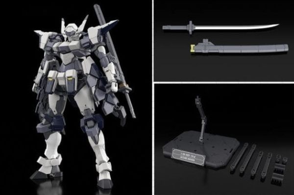 ﹝預購﹞KADOKAWA PLASTIC MODEL SERIES 1/48 Azur Raven 附10式改單分子切割刀 電鍍Ver.＋海老川兼武設計特製台座 