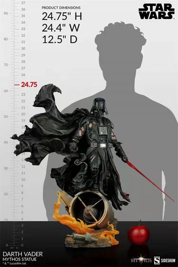 ﹝預購﹞GK    Sideshow﹝星際大戰﹞正版授權 24寸 星戰 Darth Vader 黑武士 達斯 維達神話 200369 