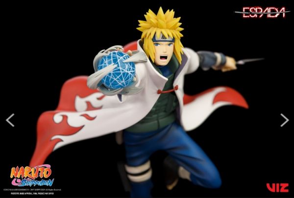 ﹝代購﹞GK  Espada Art﹝火影忍者﹞正版授權 壁掛系列 第三款 波風水門 VS 九尾 1/8 雕像 