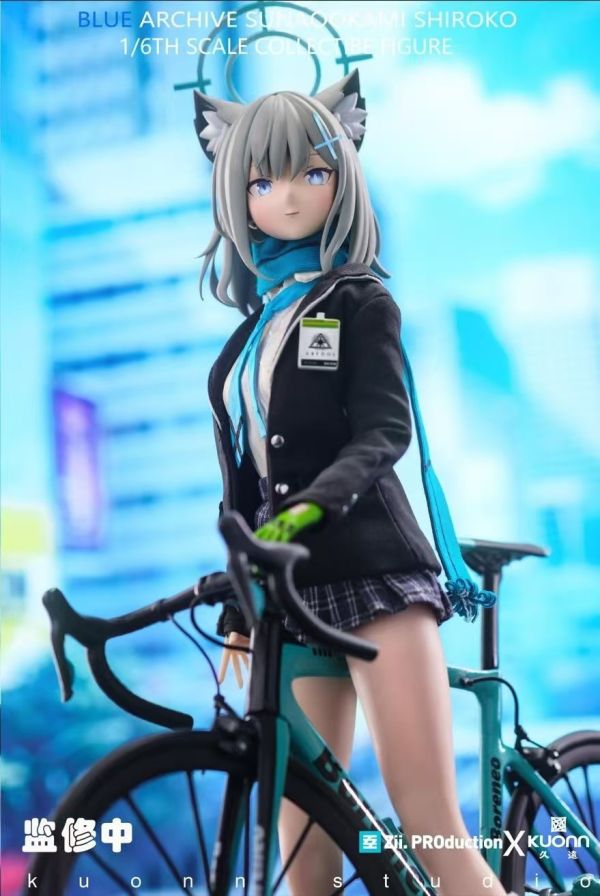 ﹝代購﹞可動  Zii.PROductionX久遠﹝蔚藍檔案﹞ 砂狼白子 1/6可動珍藏人偶系列 