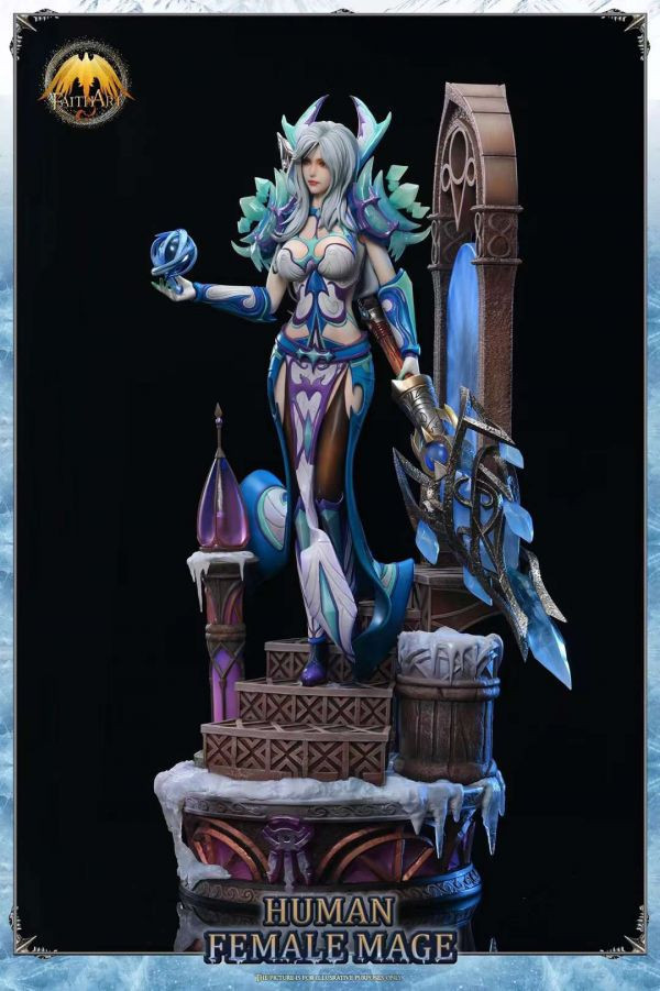 ﹝補款﹞GK  FAITH ART ﹝魔獸世界﹞T3 霜火 人類女法師 1/4比例 