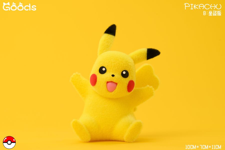 ﹝預購﹞GK GOODS（穀子）﹝精靈寶可夢﹞小精靈毛絨系列手辦潮玩擺件 皮卡丘 