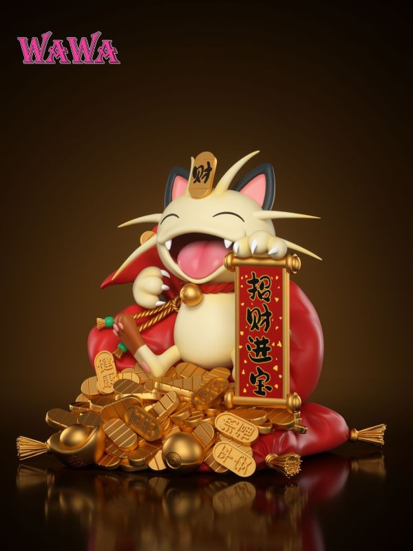 ﹝預購﹞GK WAWA﹝精靈寶可夢﹞招財系類 招財進寶招財貓喵喵 