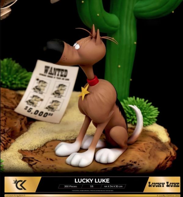 ﹝代購﹞GK   Cartoon Kingdom﹝神探加傑特﹞經典老動漫《幸運的路克》正版授權 Lucky Luke 西部牛仔 盧克 1/6 