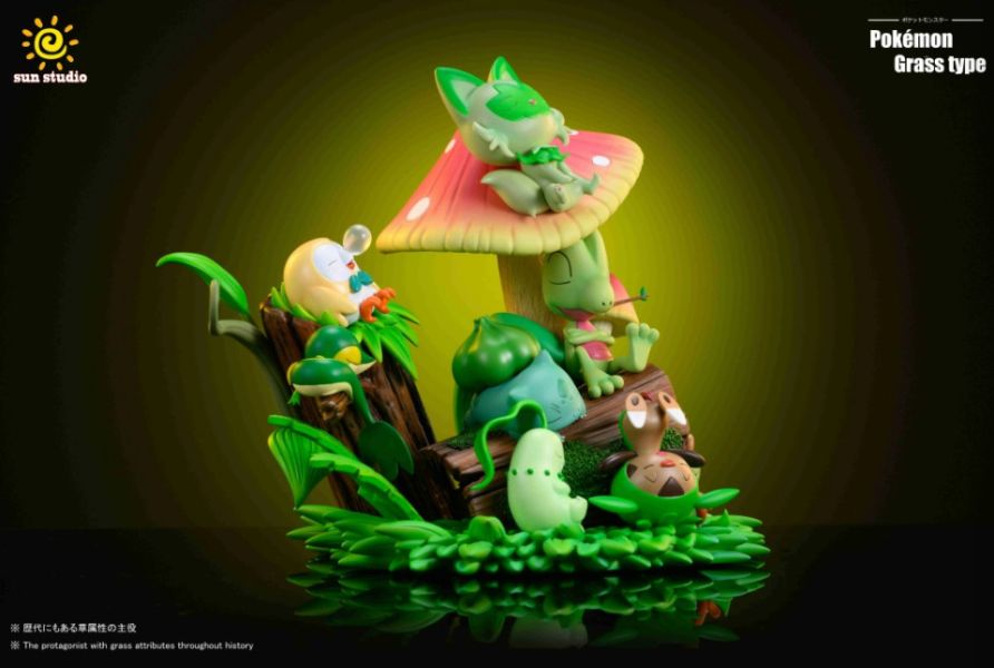 ﹝代購﹞GK   SUN﹝精靈寶可夢﹞御三家睡眠草系大家族睡覺御三家 