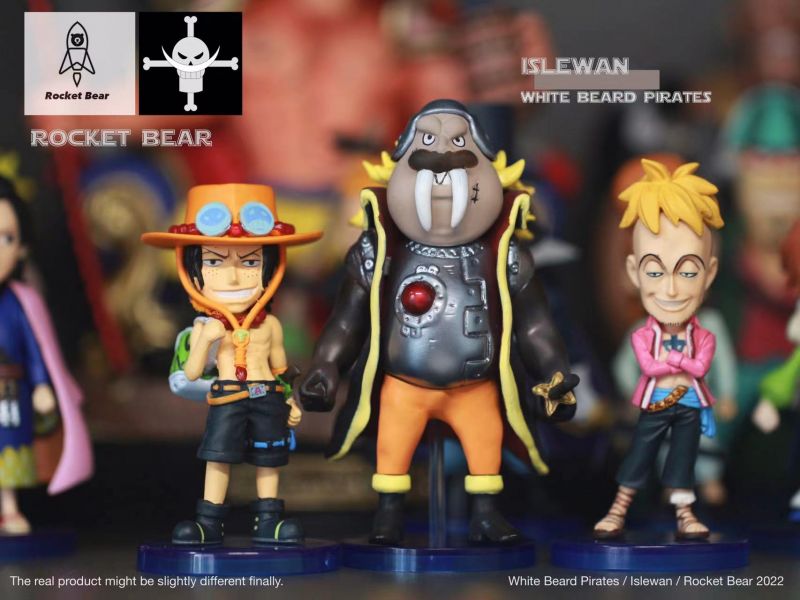 ﹝預購﹞GK  Rocket Bear﹝海賊王﹞白團共鳴 第二彈 海像人艾魯旺 白鬍子旗下團長 
