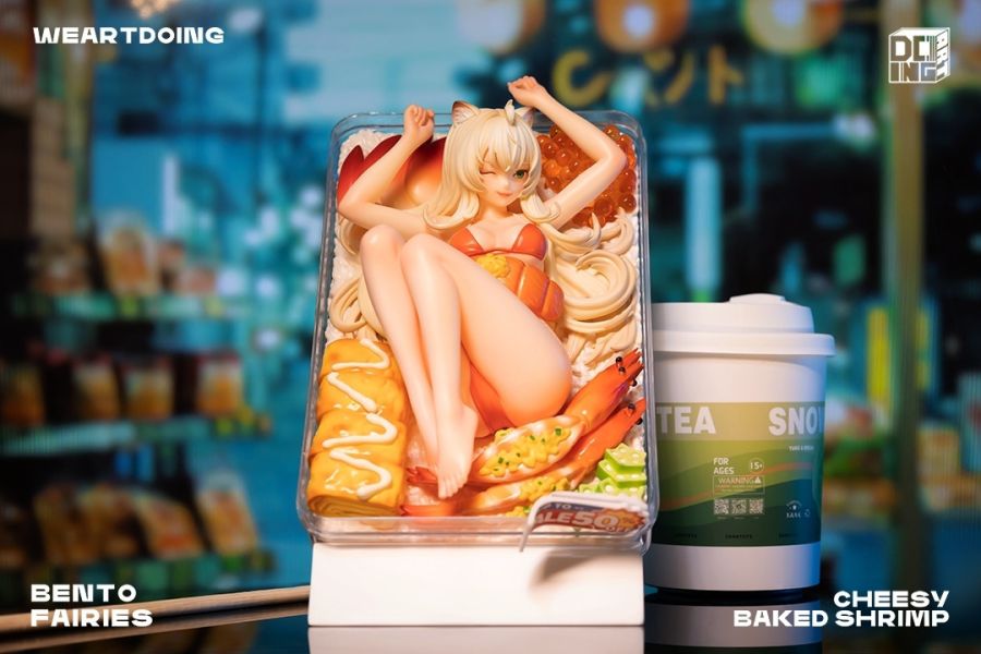 ﹝代購﹞GK  WeArtDoing﹝原創﹞便當少女 日式雞排/芝士焗蝦 