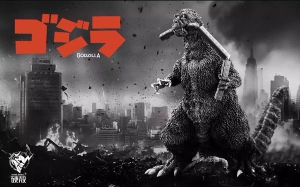 ﹝補款﹞GK  硬殻﹝哥吉拉﹞初代咬火車哥斯（Godzilla）經典造型 