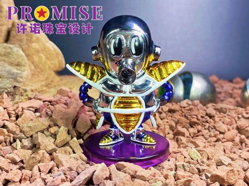 ﹝預購﹞GK  PR MISE﹝七龍珠﹞電鍍款 戰鬥服鳥山明（貝吉塔&那巴配色）WCF比例 