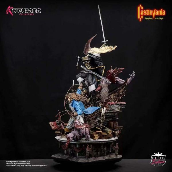 ﹝預購﹞GK  石油廠﹝惡魔城X: 月下夜想曲﹞正版授權 Elite Exclusive  阿魯卡多和貝爾蒙特 1/6 雕像 