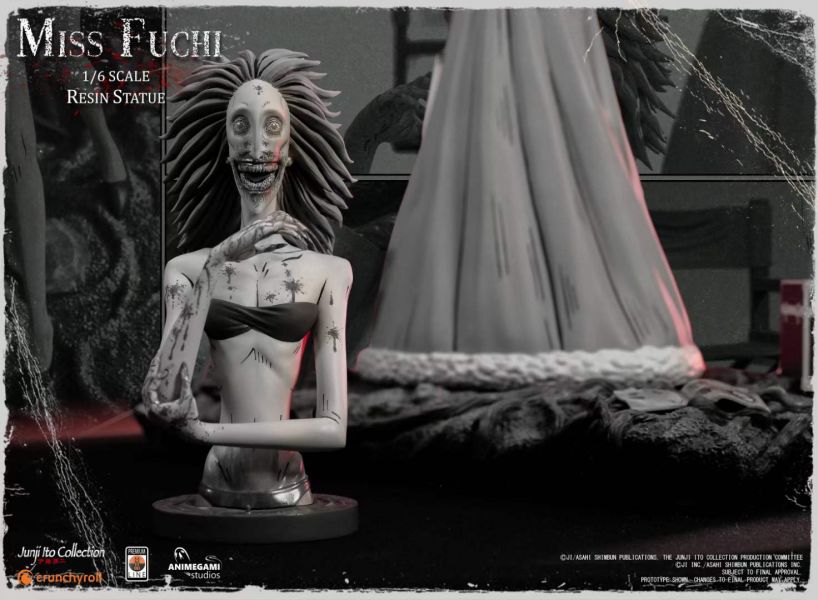 ﹝預購﹞GK   Animegami ﹝伊藤潤二﹞伊藤潤二 正版授權 淵小姐 1/6 雕像 