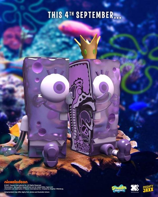 ﹝預購﹞2022年.02月 代理版 6吋 XXPOSED 海綿寶寶  Squarepants Toy 王者水母版 