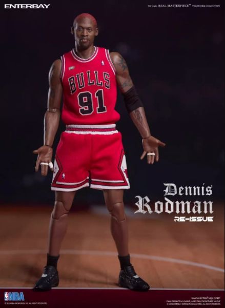 ﹝代購﹞可動人偶  Enterbay﹝NBA﹞1/6 可動 NBA系列 羅德曼 蠟像級人偶RM-1059 