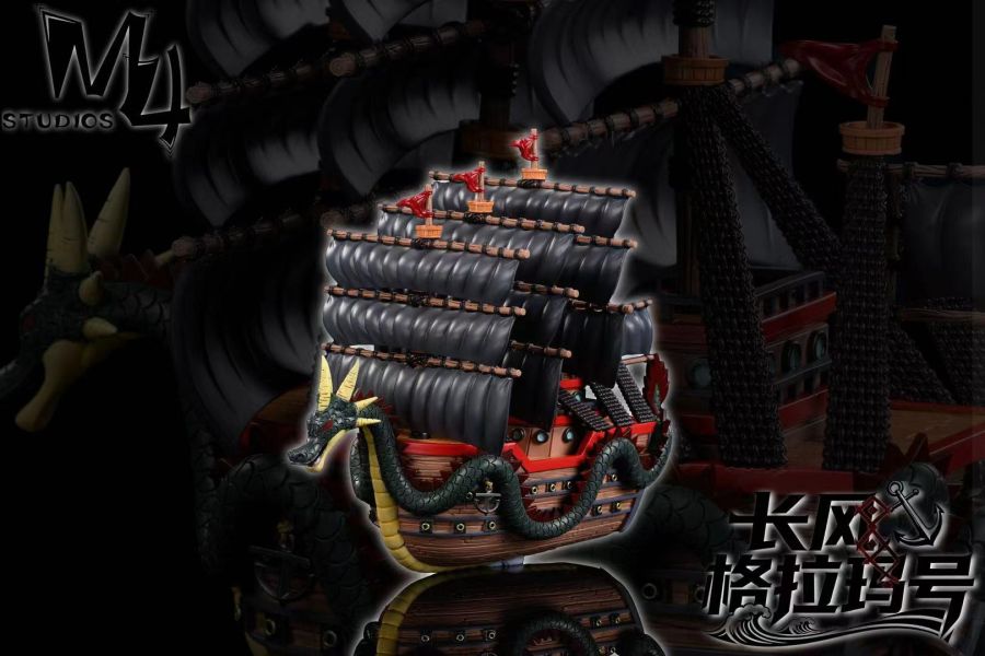 ﹝預購﹞GK M4﹝海賊王﹞全員船-系列第二十八彈丨多拉格海賊船丨‌長風.格拉瑪號 