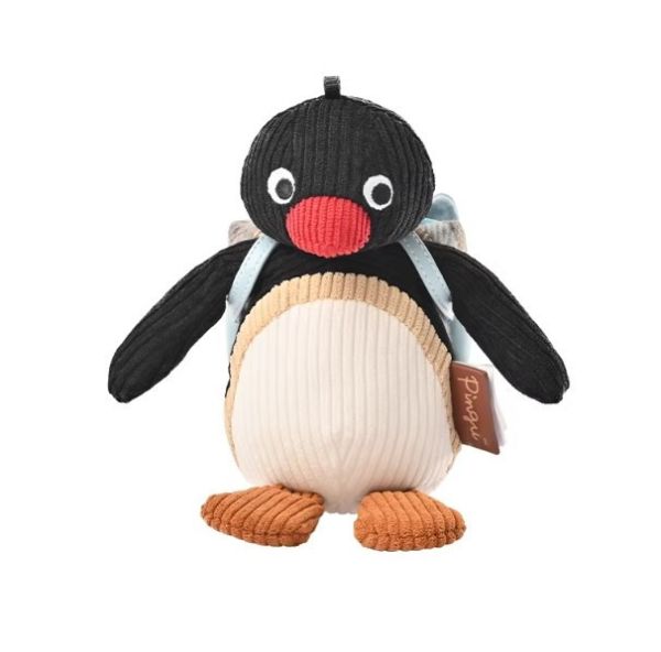 ﹝預購﹞pingu企鵝掛飾45週年復古燈芯絨毛毛絨玩偶 