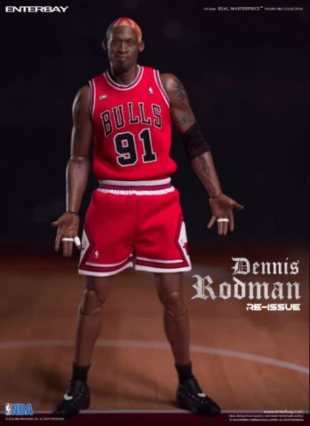﹝代購﹞可動人偶  Enterbay﹝NBA﹞1/6 可動 NBA系列 羅德曼 蠟像級人偶RM-1059 