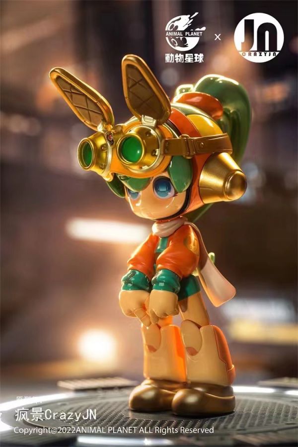﹝預購﹞GK   動物星球X瘋景CrazyJN﹝原創﹞正版授權 JNROBO系列— TOPUPU機器人【派件員】 