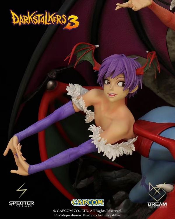 ﹝預購﹞GK  Dream Figures﹝惡魔戰士3﹞正版授權 莫莉卡和莉莉絲 1/6 雙人物 場景雕像 