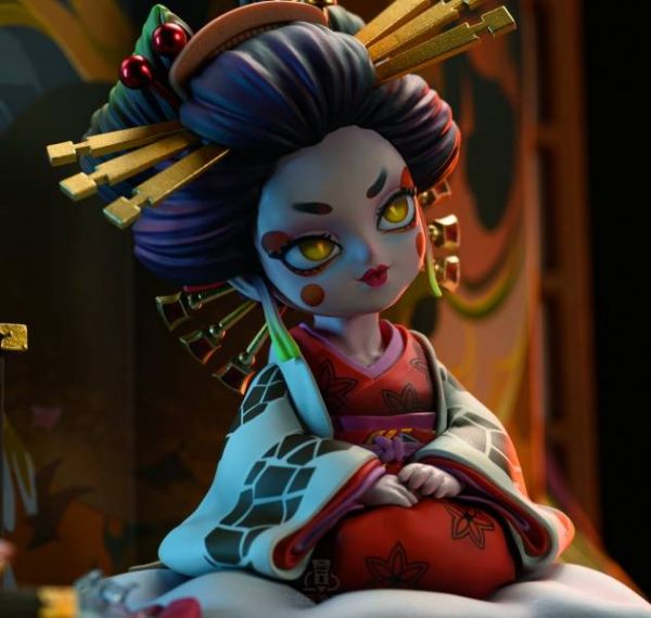 ﹝現貨﹞GK    叉叉雲塗﹝鬼滅之刃﹞鬼滅系列第二彈：墮姬 