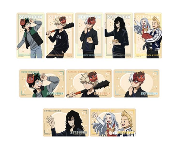 ﹝預購﹞周邊 我的英雄學院  撒豆驅鬼節 透卡盲抽 