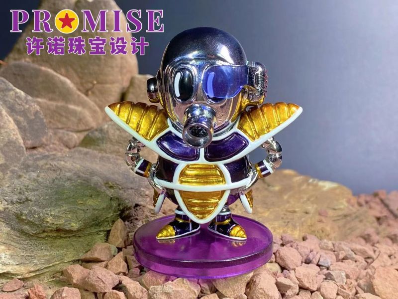 ﹝預購﹞GK  PR MISE﹝七龍珠﹞電鍍款 戰鬥服鳥山明（貝吉塔&那巴配色）WCF比例 