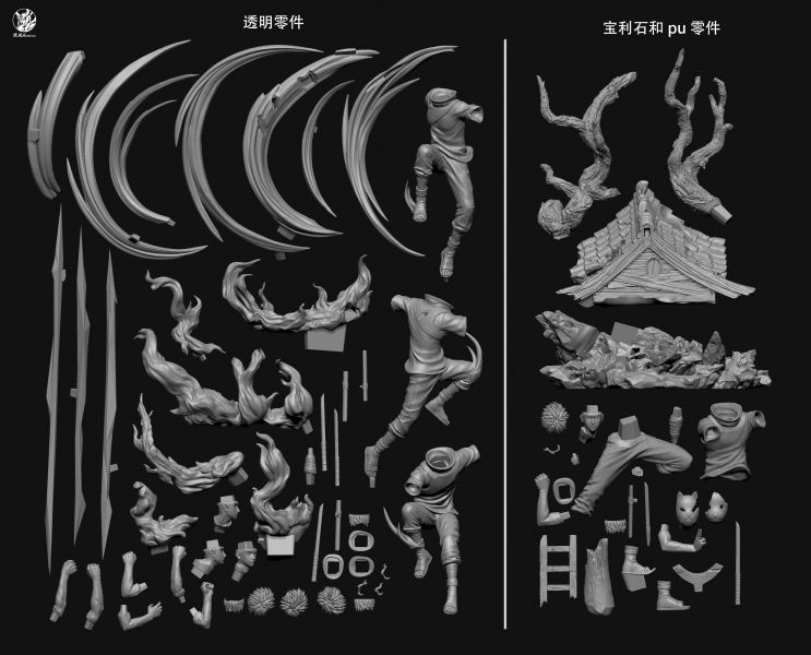 ﹝預購﹞GK 流風&燃風﹝火影忍者﹞瞳·宇智波系列⑤瞬身忍者-止水 