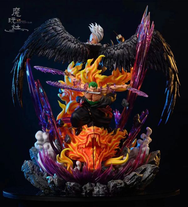 ﹝預購﹞GK   魔玩社﹝海賊王﹞週年款索隆（副皇之戰）閻王三刀龍 一百三情 飛龍侍極 