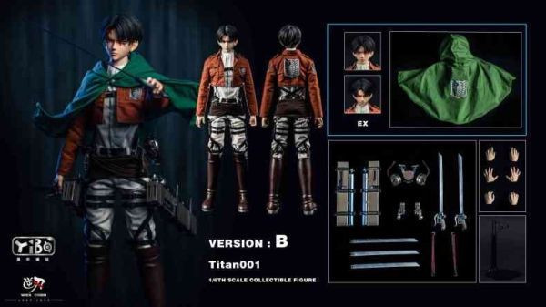 ﹝補款﹞GK  YIBO TOYS&逆刃﹝進擊的巨人﹞1/6可動人偶 兵人利威爾·阿克曼(Levi·Ackerman) 