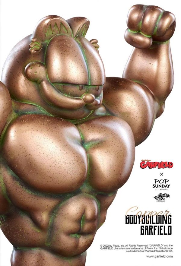 ﹝預購﹞GK   POP SUNDAY﹝加菲貓﹞正版授權 健身加菲貓 