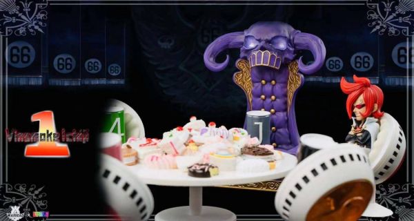 ﹝現貨﹞GK   Warhead﹝海賊王﹞坐姿文斯莫克家族共鳴 傑爾馬-伊治 WCF比例 