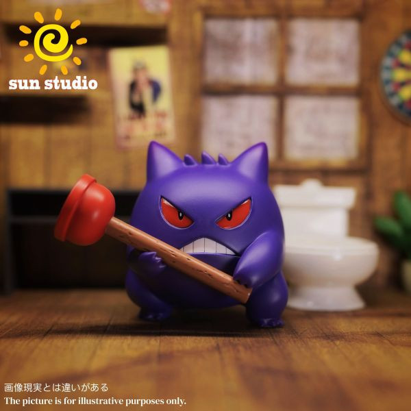 ﹝補款﹞GK SUN﹝精靈寶可夢﹞便秘可達鴨馬桶可達鴨/通馬桶耿鬼 
