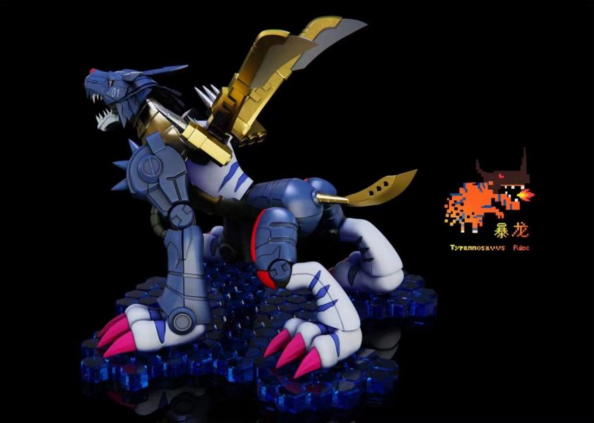 ﹝預購﹞GK   暴龍﹝數碼寶貝﹞究極體數碼獸圖鑑共鳴：001戰鬥暴龍獸   002 鋼鐵加魯魯 