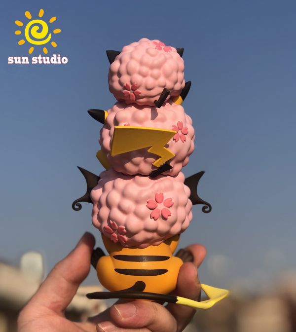 ﹝預購﹞GK  sun﹝精靈寶可夢﹞櫻花皮卡丘家族  皮丘，雷丘，皮卡丘 