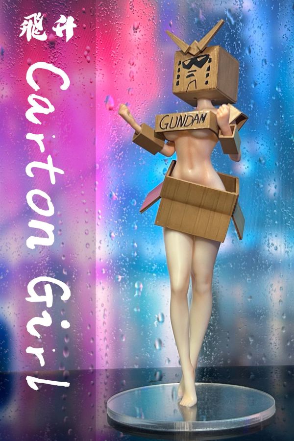 ﹝代購﹞GK 飛升﹝原創﹞紙箱高達-箱娘 