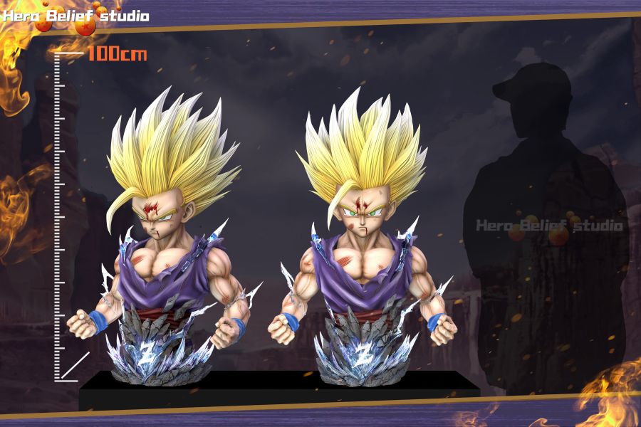 ﹝代購﹞GK  hero belief﹝七龍珠﹞龍珠 z 超二悟飯 1/1半身像 
