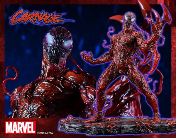 ﹝預購﹞2022年.01月 代理版 1/10 ARTFX+ 漫威宇宙 血蜘蛛 CARNAGE 更新版 PVC 