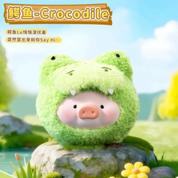 ﹝現貨﹞盲盒 罐頭豬LuLu 動物派對 毛絨搪膠耳機包 