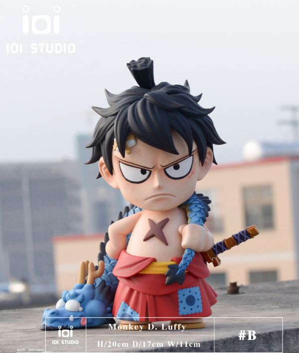 ﹝預購﹞GK  ioi﹝海賊王﹞Q版和之國系列第一彈--路飛/凱多 